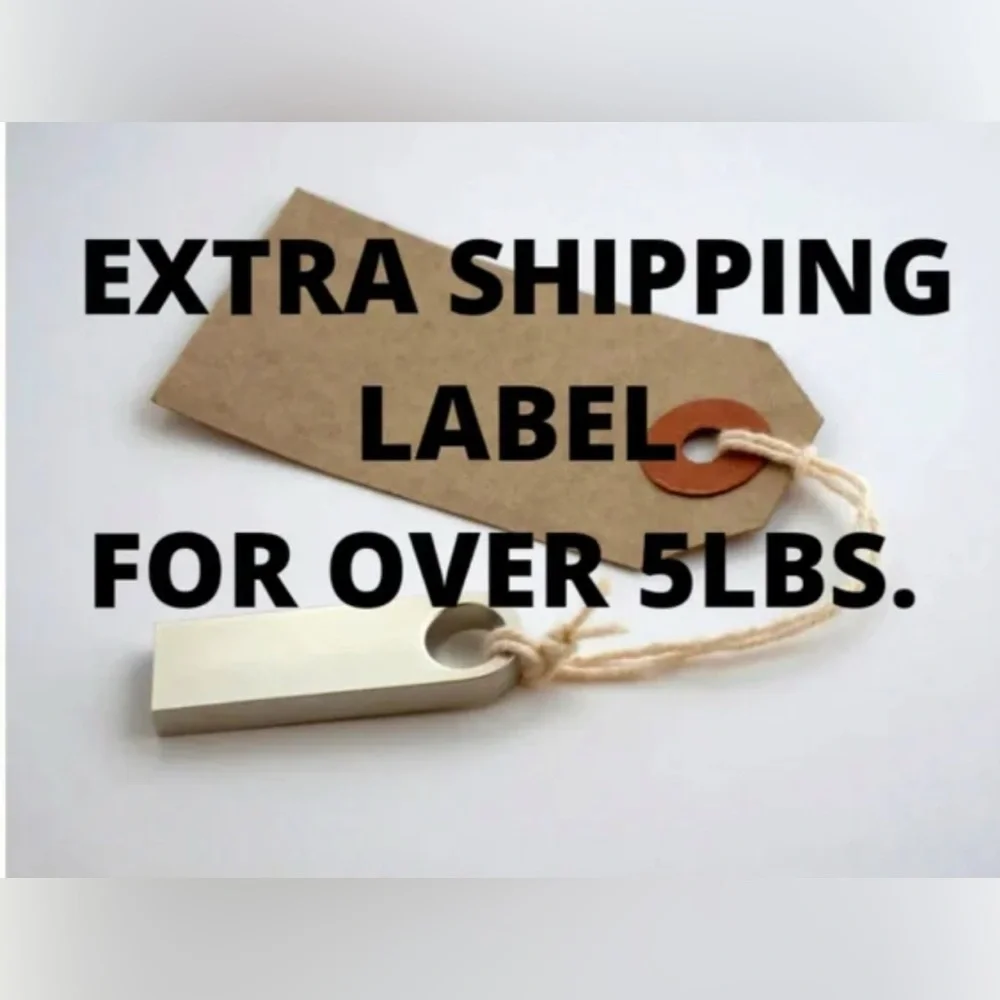 Extra Shipping Label for Over 5lbs